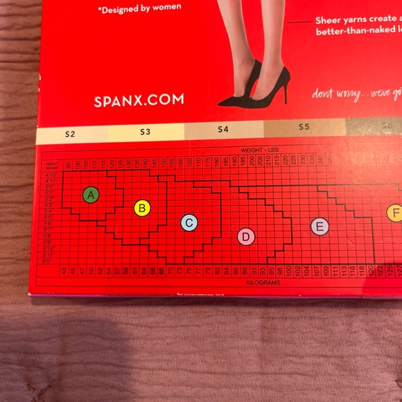 SPANX Sheer Shaper Tights in Nude - Picture 5 of 6